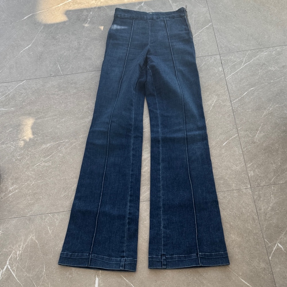 Alice + Olivia Blue Women's Wide Leg Jeans